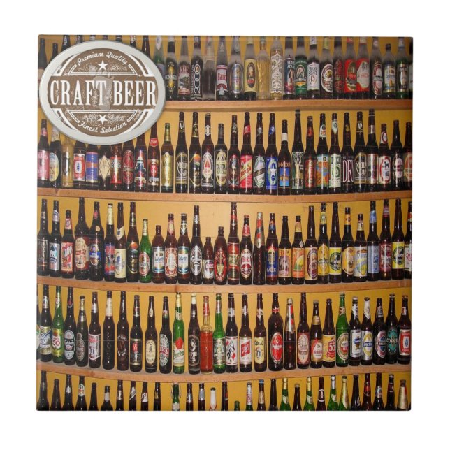 Keramik Tile Beer Fliese (Vorderseite)