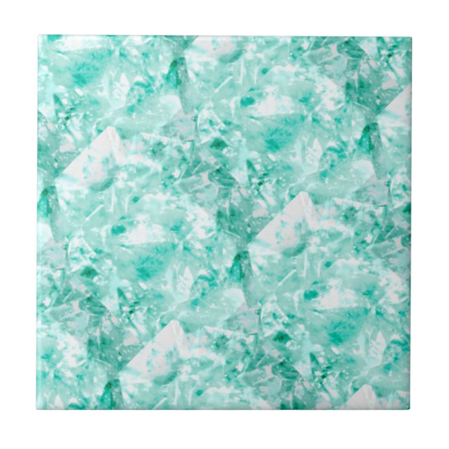 Keramik Tile Blue Crystal Fliese (Vorderseite)