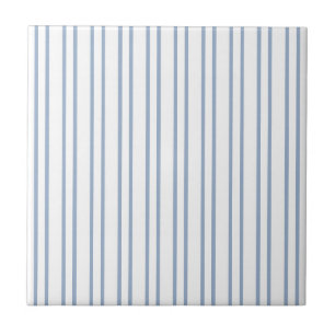 Keramik Tile Blue Strip Fliese