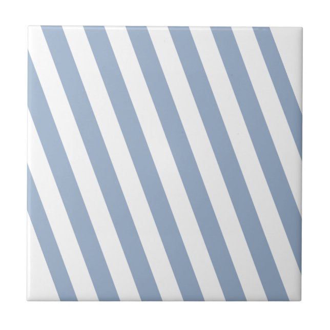 Keramik Tile Blue Strip Fliese (Vorderseite)