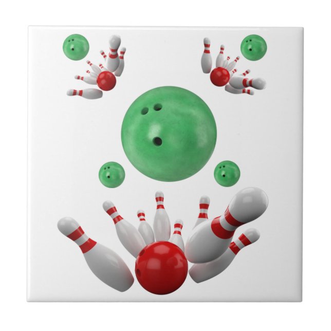 Keramik Tile Bowling Bowl Fliese (Vorderseite)