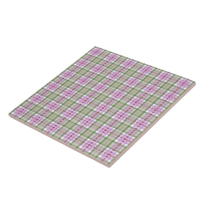 Keramik Tile - Candy Strick Kariert für Phlox Fliese (Seite)