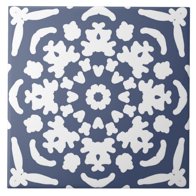 Keramik Tile, ein elegantes, grau-weißes Design Ce Fliese (Vorderseite)