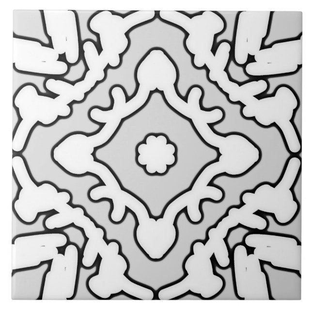 Keramik Tile - Ein elegantes, klassisches Design Fliese (Vorderseite)