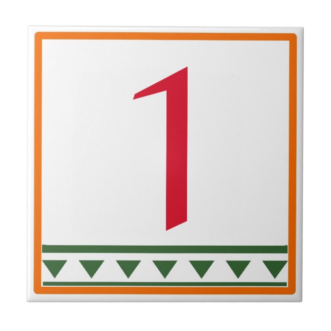 Keramik Tile Fliese (Vorderseite)