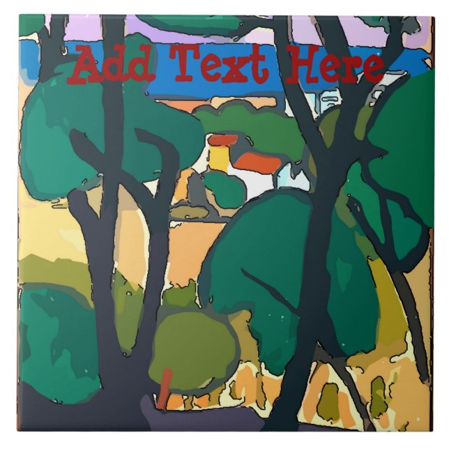 Keramik Tile Fliese (Vorderseite)