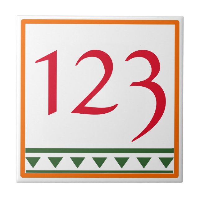 Keramik Tile Fliese (Vorderseite)