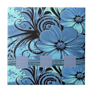 Keramik Tile Floral Fliese