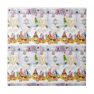 Keramik Tile Frohe Weihnachten glücklich Geburtsta Fliese