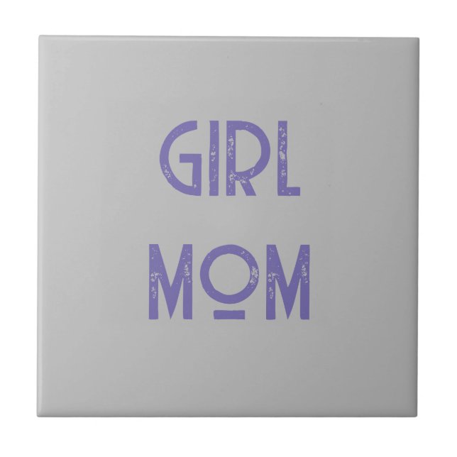 Keramik Tile GIRL MAMA TEMPLATE Fliese (Vorderseite)