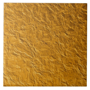 Keramik Tile - Gold Leaf texturiert Fliese