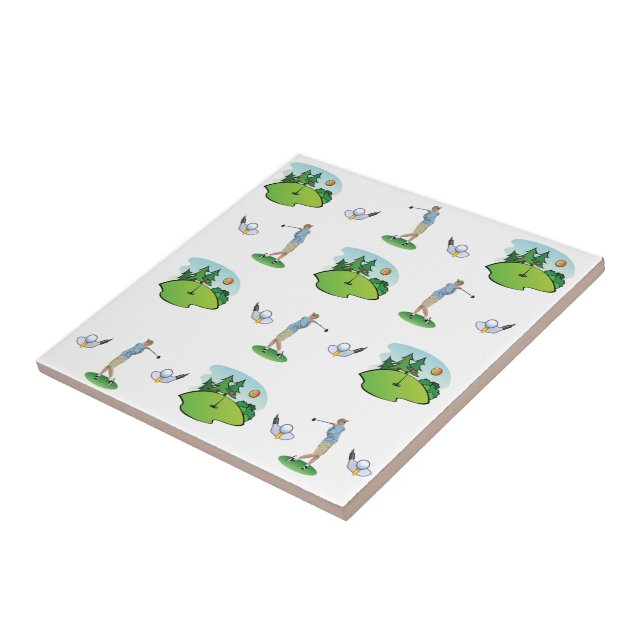 Keramik Tile Golf Fliese (Seite)