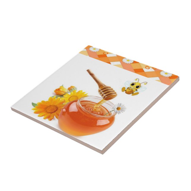Keramik Tile Honey Bee Fliese (Seite)