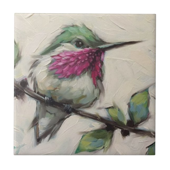 Keramik Tile - Hummingbird Fliese (Vorderseite)
