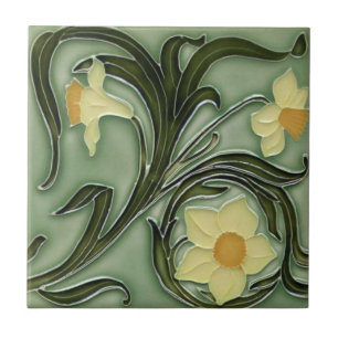 Keramik Tile - Jugendstil Fliese