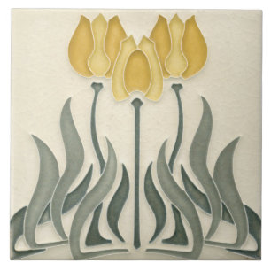 Keramik Tile - Jugendstil Fliese