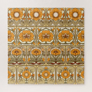 Keramik Tile: Jugendstil. Puzzle