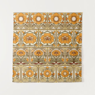 Keramik Tile: Jugendstil. Wandteppich