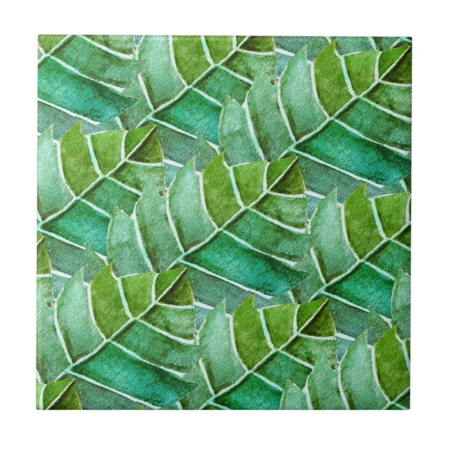 Keramik-Tile-Jungle-Fieber Fliese (Vorderseite)