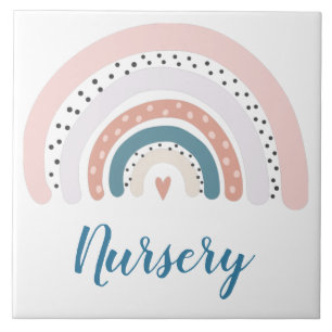 Keramik Tile - Kinderzimmer Moderne Rainbow Polka  Fliese