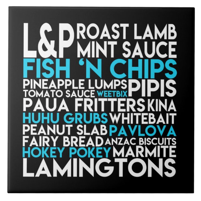 Keramik Tile Kiwiana Wine Art Fliese (Vorderseite)