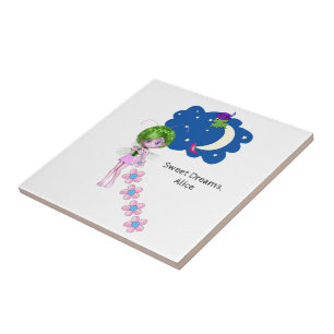 Keramik Tile Moon Blume Fliese