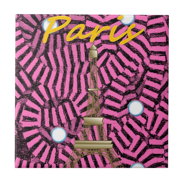 Keramik Tile Paris Frankreich Fliese (Vorderseite)