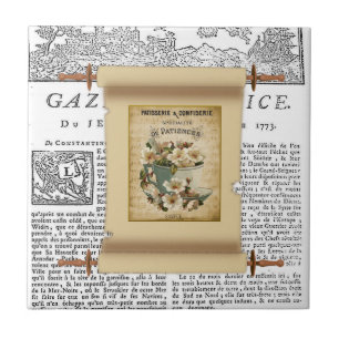 Keramik Tile Paris Frankreich Fliese