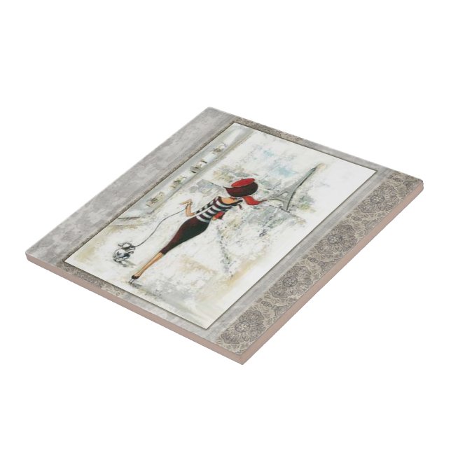 Keramik Tile Paris Frankreich Fliese (Seite)