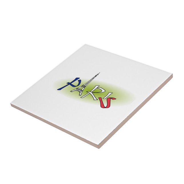 Keramik Tile Paris Frankreich Fliese (Seite)