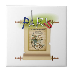 Keramik Tile Paris Frankreich Fliese