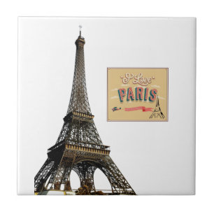 Keramik Tile Paris Frankreich Liebe Fliese