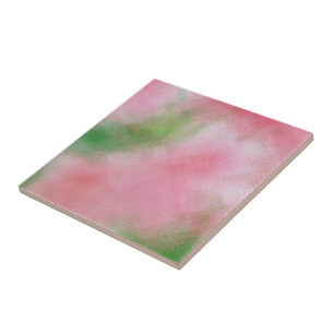 KERAMIK TILE/PINK, GRÜNES UND WEISSES FLIESE
