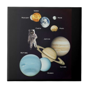Keramik Tile Planeten Fliese