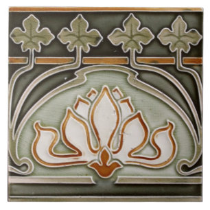 Keramik Tile - Replik Jugendstil-Grenze Fliese