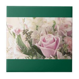 Keramik Tile Rosa Rose Floral Fliese