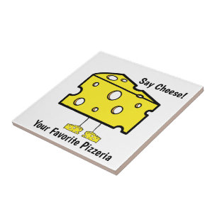 Keramik Tile Say Käse Pizzeria Lieblings Pizza Fliese
