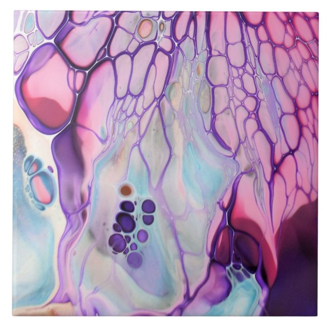 Keramik Tile - Schmetterlingsflüge Abstrakt 2 Fliese (Vorderseite)