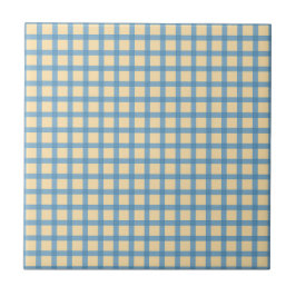 Keramik Tile, Small- FENSTER-BLAU Fliese