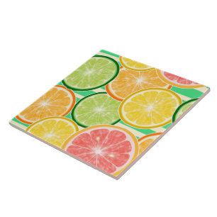 Keramik Tile/Trivet-Citrus Keramik Tile Fliese