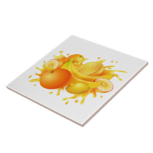 Keramik Tile/Trivet-Frucht Keramik Tile Fliese