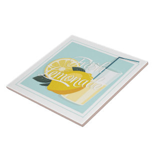 Keramik Tile/Trivet-Lemonade Keramik Tile Fliese