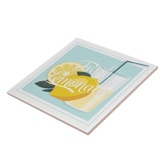 Keramik Tile/Trivet-Lemonade Keramik Tile Fliese (Seite)