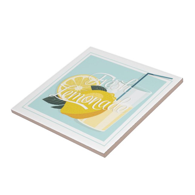 Keramik Tile/Trivet-Lemonade Keramik Tile Fliese (Seite)