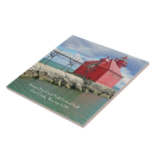 KERAMIK TILE/TRIVET MIT ROTELEIGHEIT UND SCHWEINE FLIESE