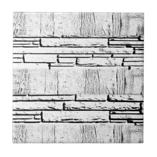 Keramik Tile White Brick Vintag Fliese