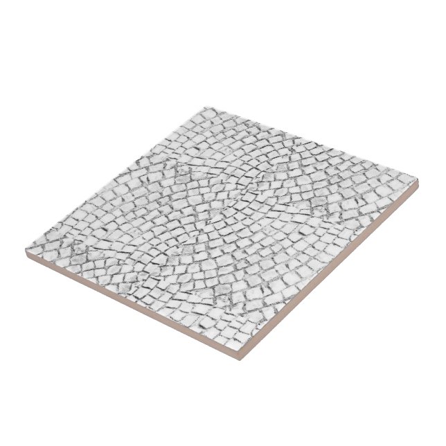 Keramik Tile White Pavers Fliese (Seite)