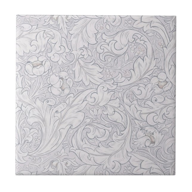 KERAMIK TILE ; WILLIAM MORRIS : FLORALLES PATTER FLIESE (Vorderseite)