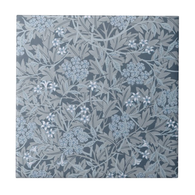 KERAMIK TILE WILLIAM MORRIS JASMINE DESIGN FLIESE (Vorderseite)