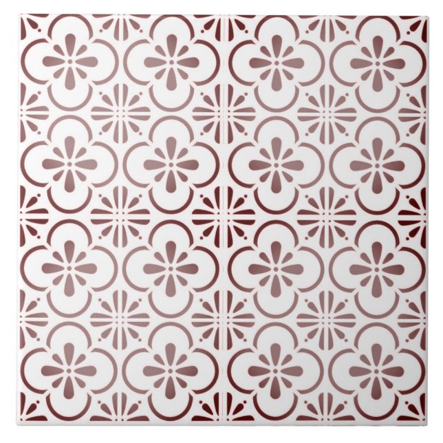 Keramik Tiles - Jugendstil-Reproduktion Fliese (Vorderseite)